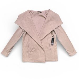 Doe & Rae Soft Pink Cardigan Sweater Coat
